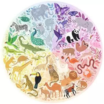 500 pc Circle of Colors Animals Puzzle
