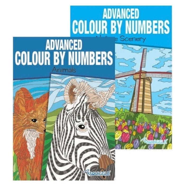 A4 Animals OR Nature Advanced Colour by Numbers