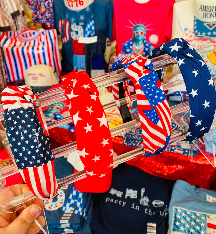 Americana Knotted Headband