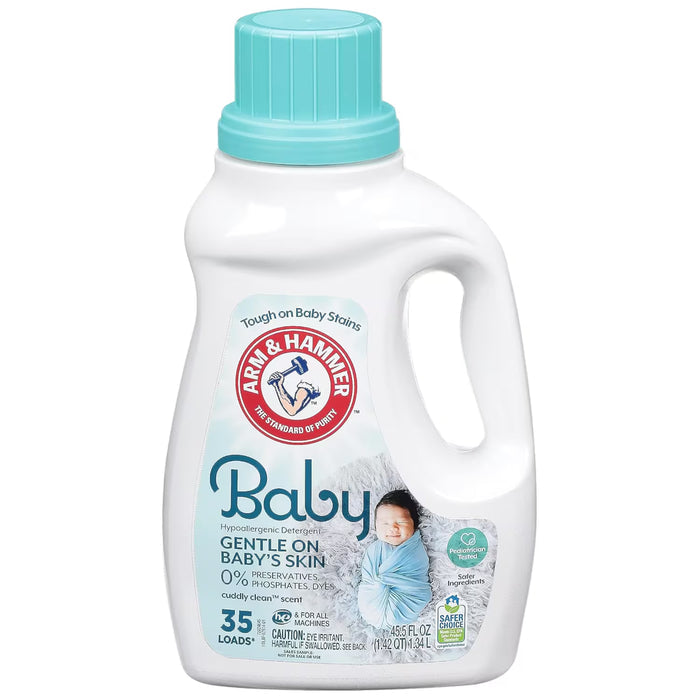 ARM & HAMMER Baby Liquid Laundry Detergent Baby Blossom - 45.5 oz - 8 Pack