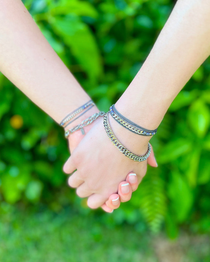Couples New Reality 2 Piece NTIO Bracelet Bundle by Telle Smith