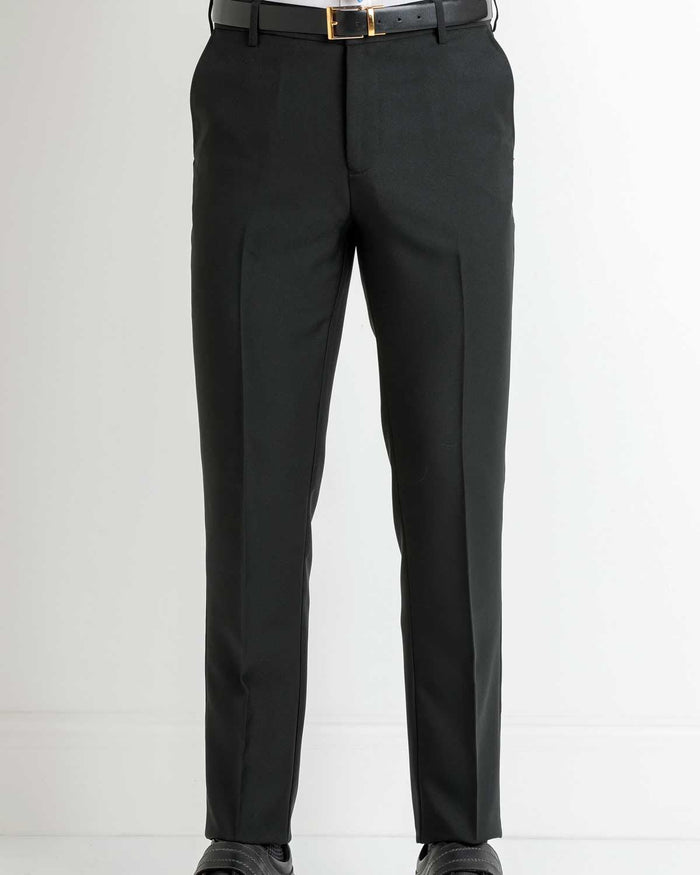 Farah Flexi Waist Trousers - Black - Country Collection