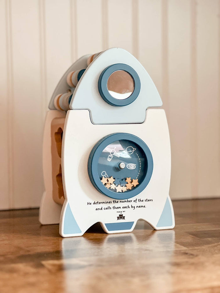 Galactic Glory Starship - Kids' Wood Toy