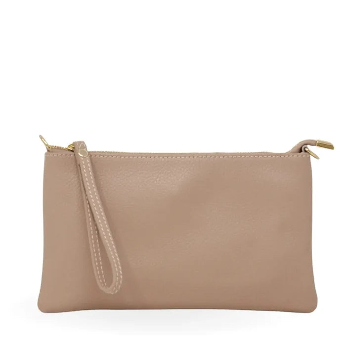 German Fuentes Genuine Italian Leather Wallet with Crossbody - Multiple Colors