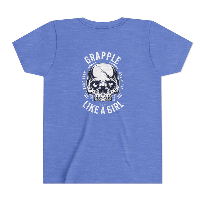 Grapple like a Girl Youth Short Sleeve Tee - Violent little thing