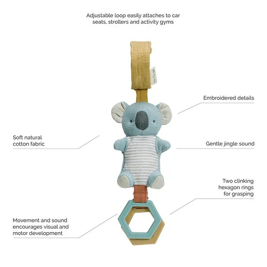 Itzy Ritzy Jingle Attachable Travel Toy - Koala