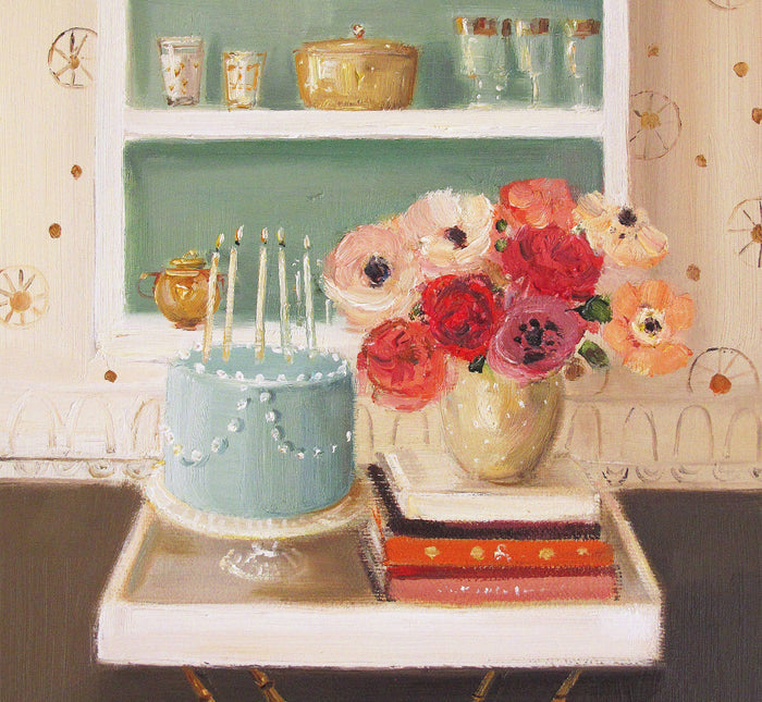 Janet Hill Studio - Blue Fondant Art Print