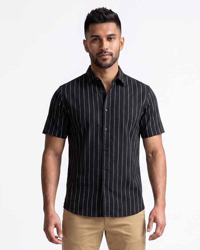 JOBBS SHORT SLEEVE LINEN SHIRT
