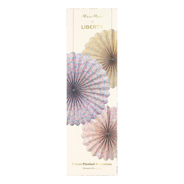Liberty Paper Pinwheel Decorations