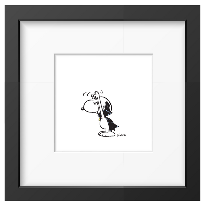 Magpie - Peanuts Vampire Framed Print Handmade