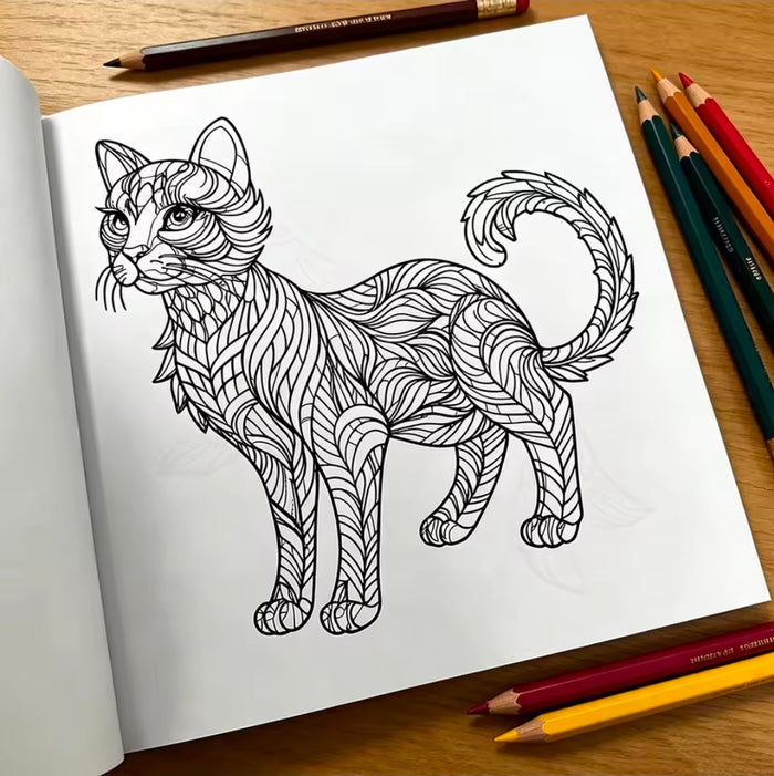 Mandala Animal Colouring Book