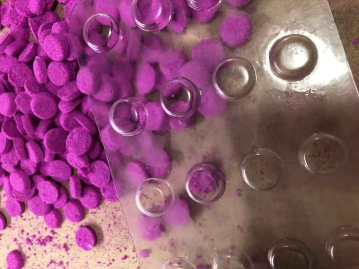 Mini Flat Embed x2 - DB Bath Bomb Moulds