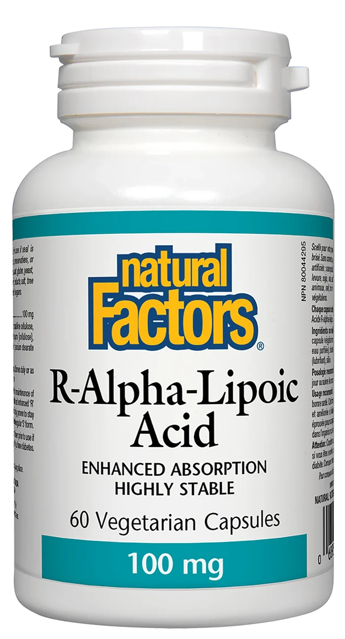 Natural Factors: R-Alpha-Lipoic Acid 100 mg