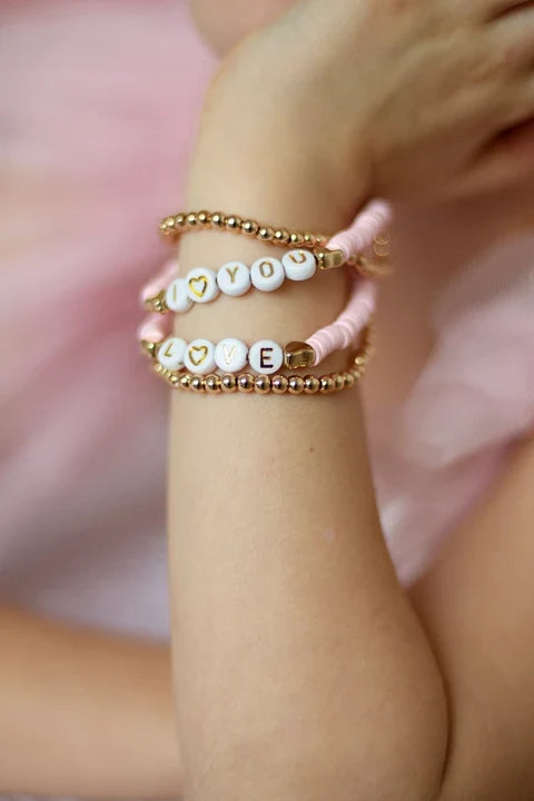 Pink Love Bracelet Set (4pcs)