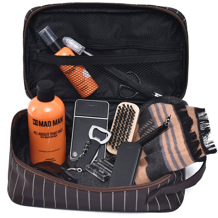 Pinstripes Dopp Kit - Taryn x Philip Boutique