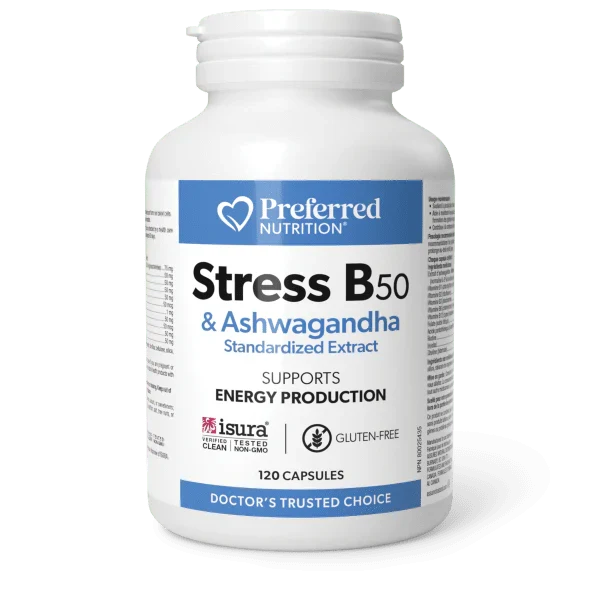 Preferred Nutrition: Stress B50 Ashwagandha