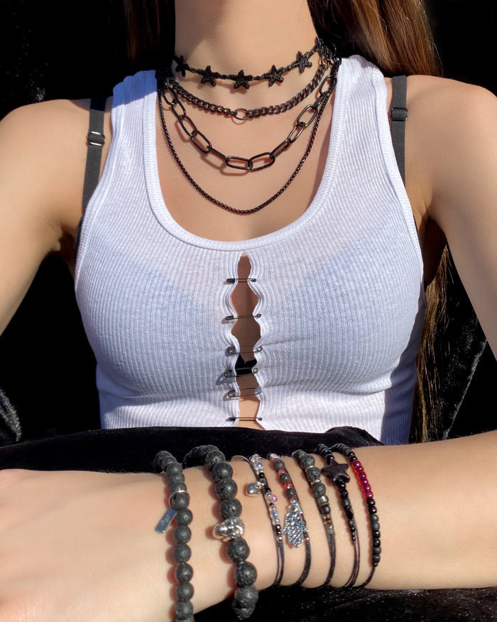 Red Clouds NTIO Bracelet by Telle Smith