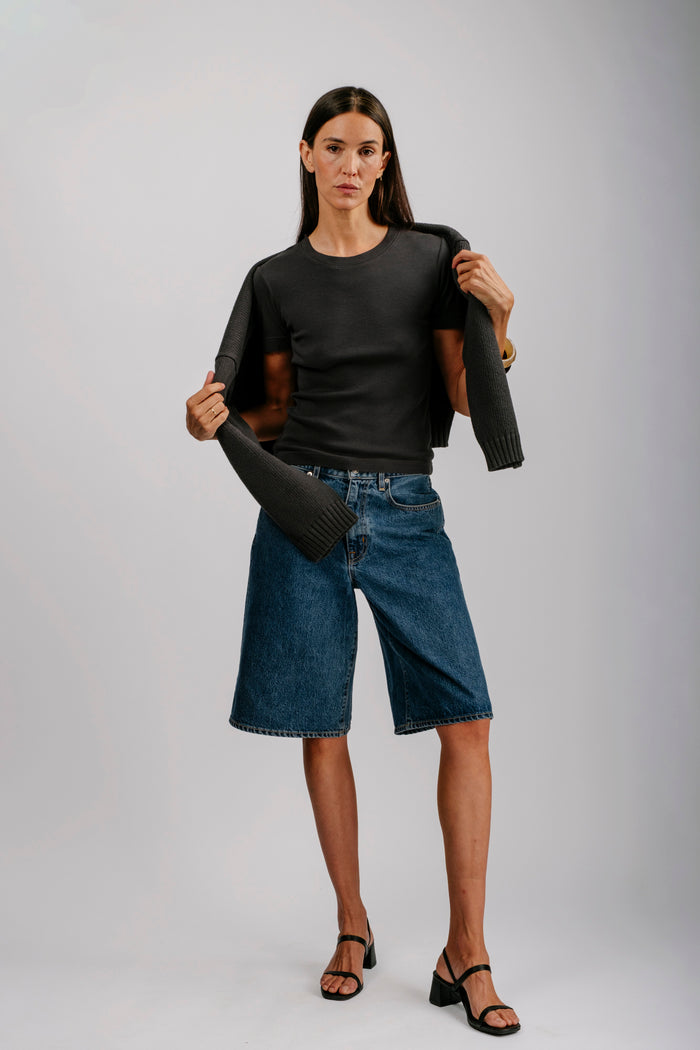 Rib Short Sleeve