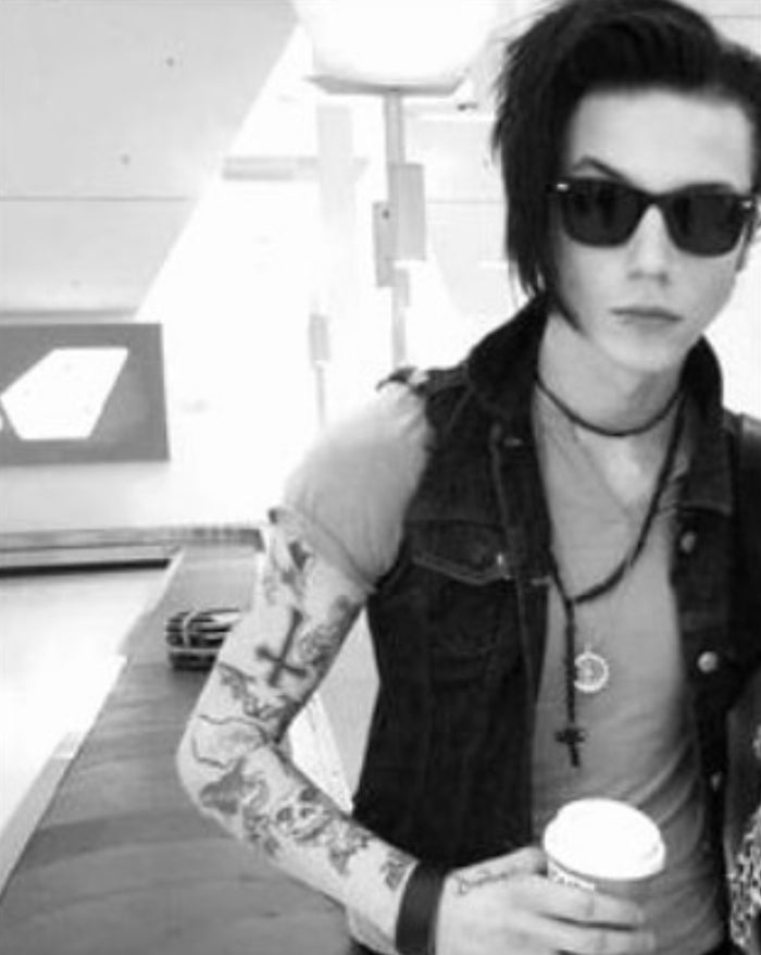Rosary Necklace ~ Knives and Pens by Andy Biersack