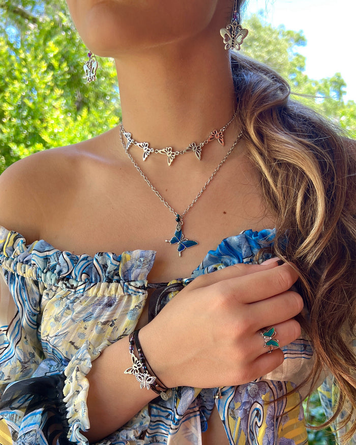 Stay Happy ... Don't Quit Earrings by Johnnie Guilbert