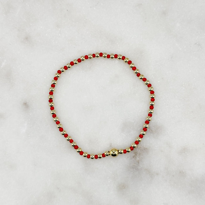 The Poppy Bracelet RED