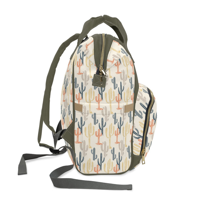 Women's Grapple like a Girl Jiu Jitsu Gear Backpack - Rise like they feared you would, Cactus