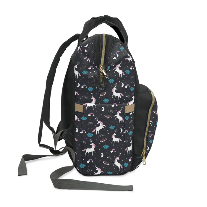 Women's Grapple like a Girl Jiu Jitsu Gear Backpack - Unicorn Pattern
