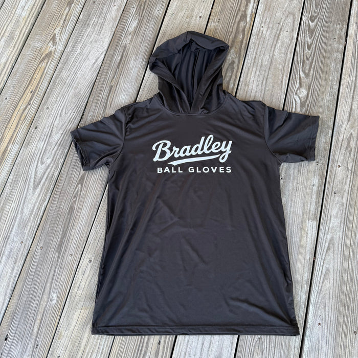 Youth Lightweight Short Sleeve BP Hoodie BLACK