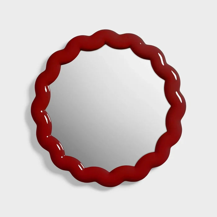 Zigzag Mirror in Burgundy by &Klevering