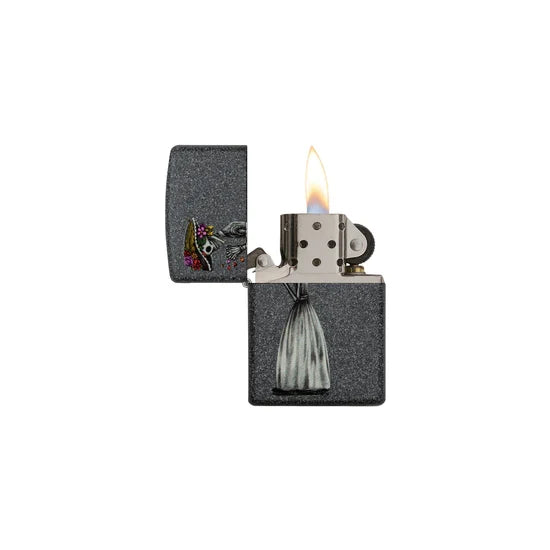 Zippo Skulls Day Of The Dead Iron Stone Set - 28987