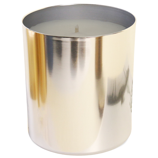 13 oz Silver Metal Tumbler - Soy Candle  - Sample