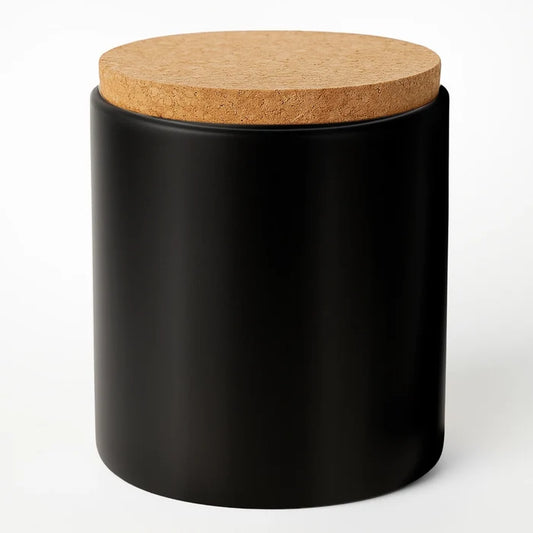 15oz Ceramic Black Soy Candle - Sample