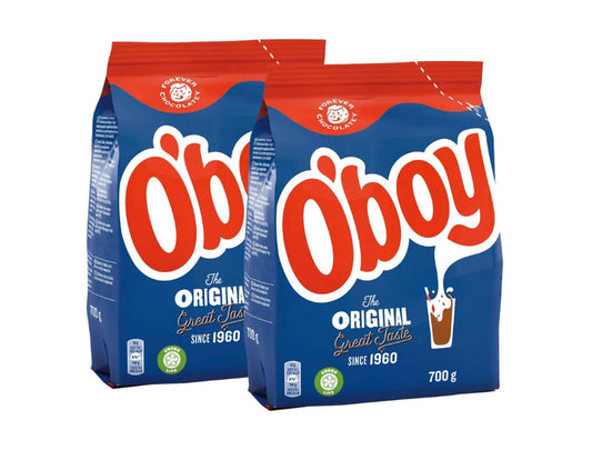 2 x O'boy Original Chocolate Drink Refill 700g (24.69 oz) – Authentic Swedish Cocoa Powder