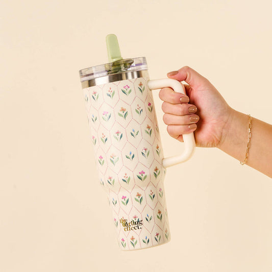 40 oz Lifestyle Flip Straw Tumbler-Handpicked For You