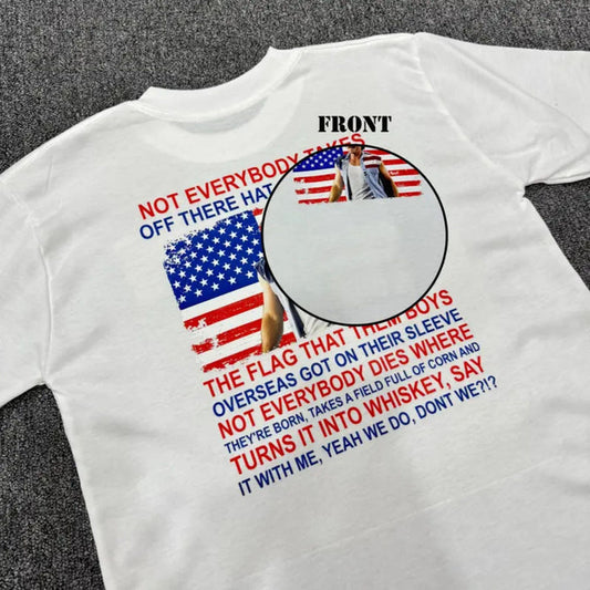 "4th of July" Country Music T-Shirt – Retro Patriotic Graphic Tee, Unisex Cotton Summer Shirt - Teezioo