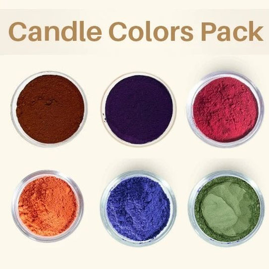 6 Candle Color Combo Pack
