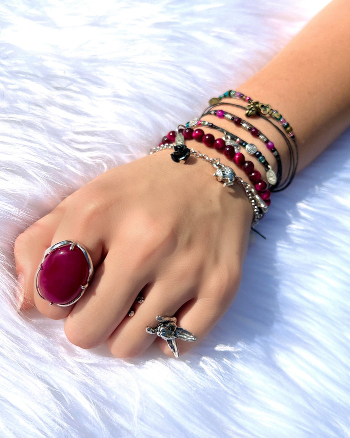 A Lifetime of Adventure NTIO Charm Bracelet/Choker by Craig Mabbit