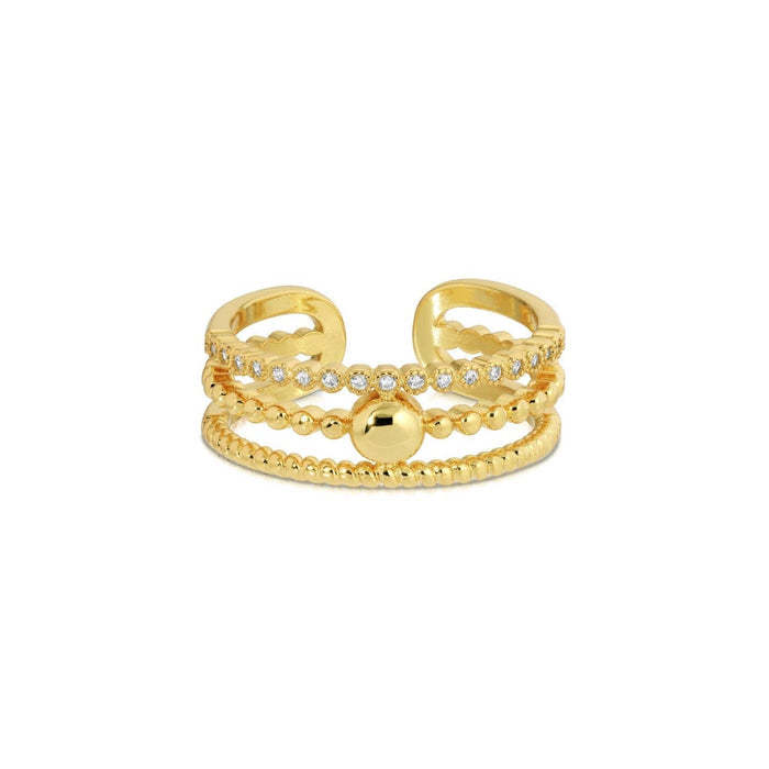 Adjustable Ring-Delicate Layered