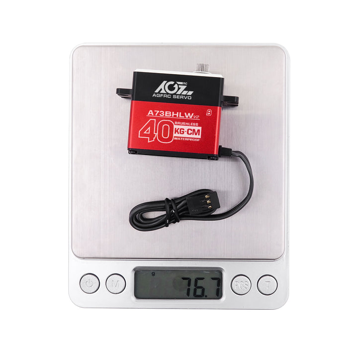 AGF A73 V2 40KG Brushless HV Programmable Magnetic Sensor Servo