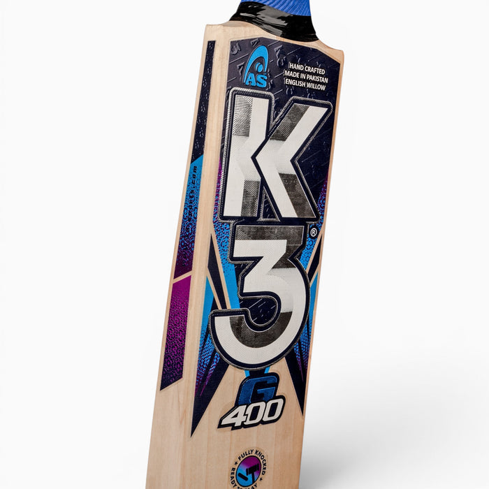 AS G400 English willow cricket bat, view 6