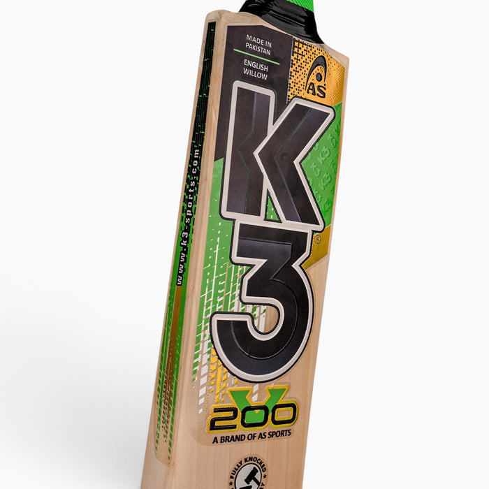 AS V200 English willow cricket bat, view 6