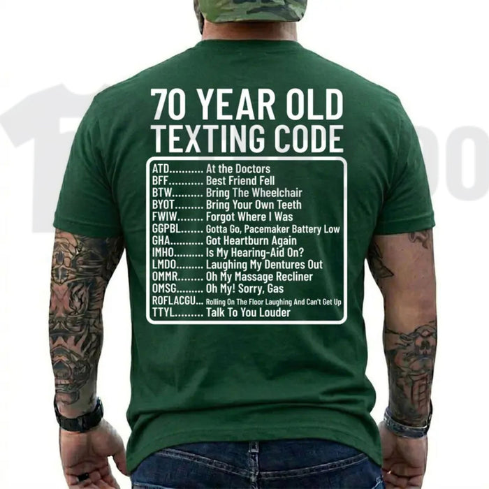 ATD At The Doctors 70th Birthday Tee – Funny Aging Humour Sarcastic Shirt - Teezioo