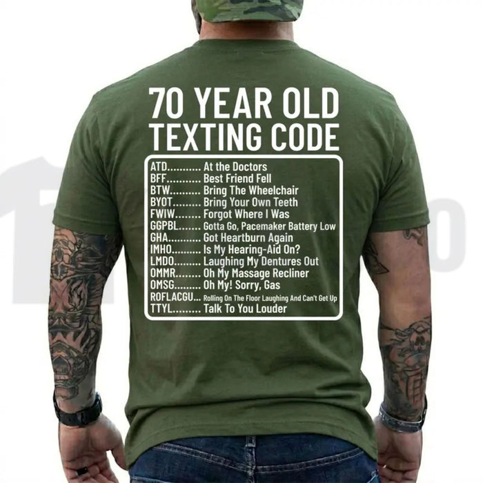 ATD At The Doctors 70th Birthday Tee – Funny Aging Humour Sarcastic Shirt