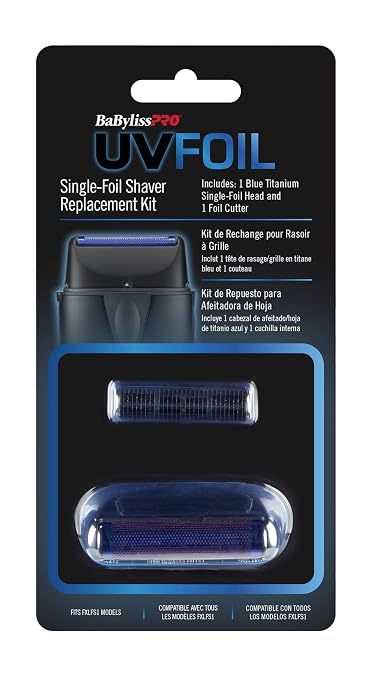 BABYLISSPRO UVFOIL SHAVER SINGLE REPLACEMENT  FOIL  # FXLRF1MB