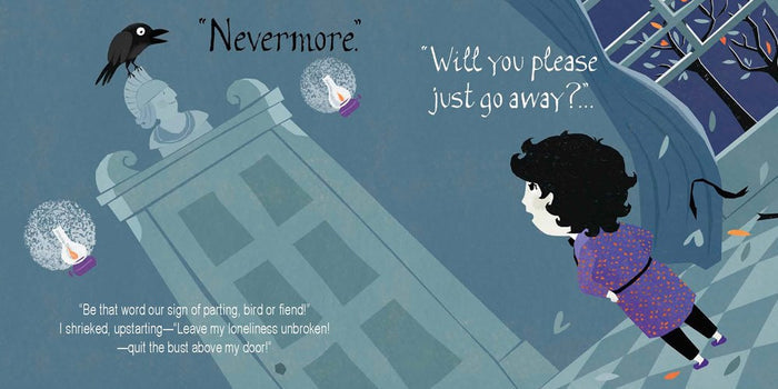 BabyLit Little Poet Board Books - Edgar Allan Poe: Nevermore!