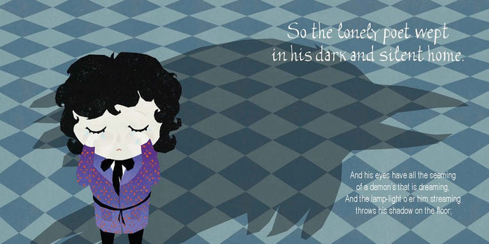 BabyLit Little Poet Board Books - Edgar Allan Poe: Nevermore!