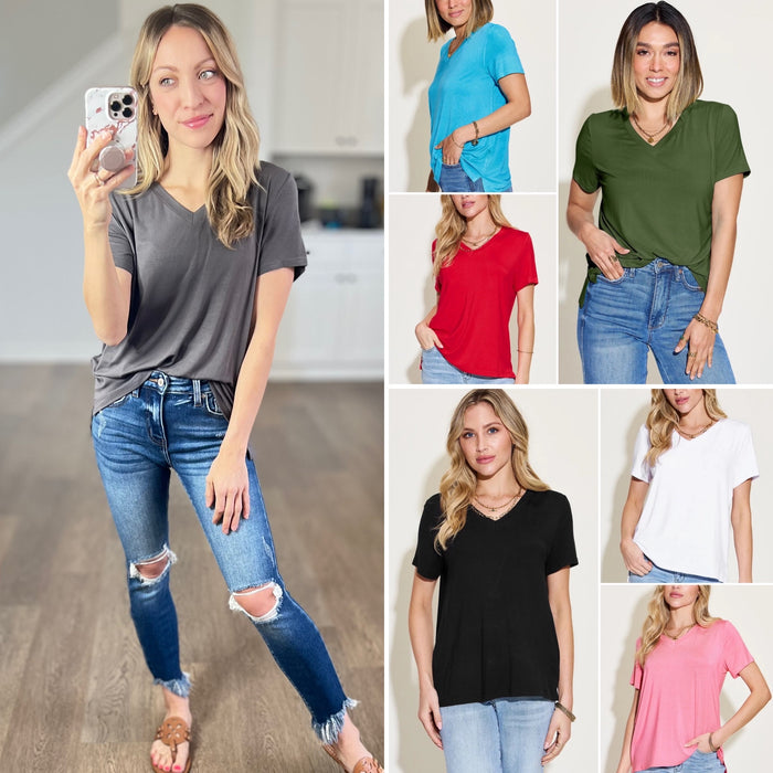 Basics V-Neck Tee