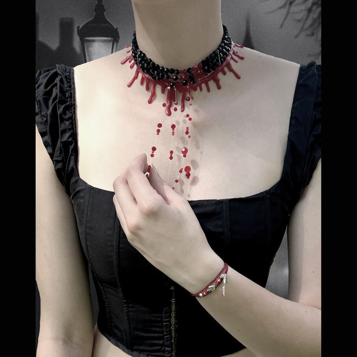 Bead Choker ~ Bleeders by Andy Biersack ~LIMITED EDITION