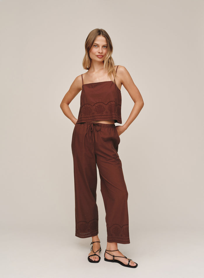 B20122-L29-304 - BUTTON BACK CAMI