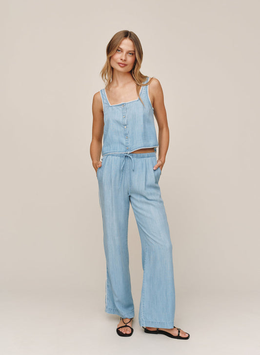 B3647-549-601 - SCALLOP SIDE SEAM PANT